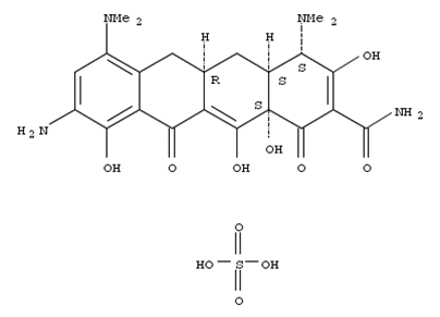 (4S,4aS,5aR,12aS)-9-Amino-4,7-bis(dimethylamino)-1,4,4a,5,5a,6,11,12a-octahydro-3,10,12,12a-tetrahydroxy-1,11-dioxo-2-naphthacenecarboxamide sulfate